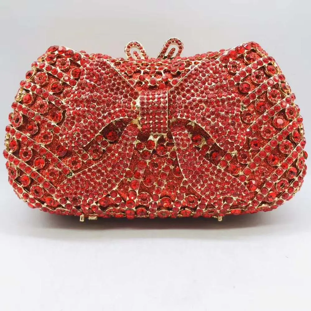 Diamond with Crystal Day Clutch Lady Wallet Party Banquet Wedding Purse lady Casual Chain Cross body Bag Shoulder Bags for Party