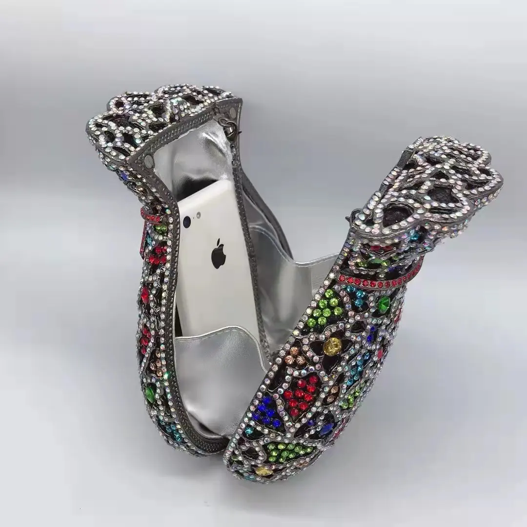 Lady Green Flower Bottle Full Rhinestones Evening Bags Wedding Stone Clutch Purse Metal Minaudiere Handbag Bridal Party Handbags
