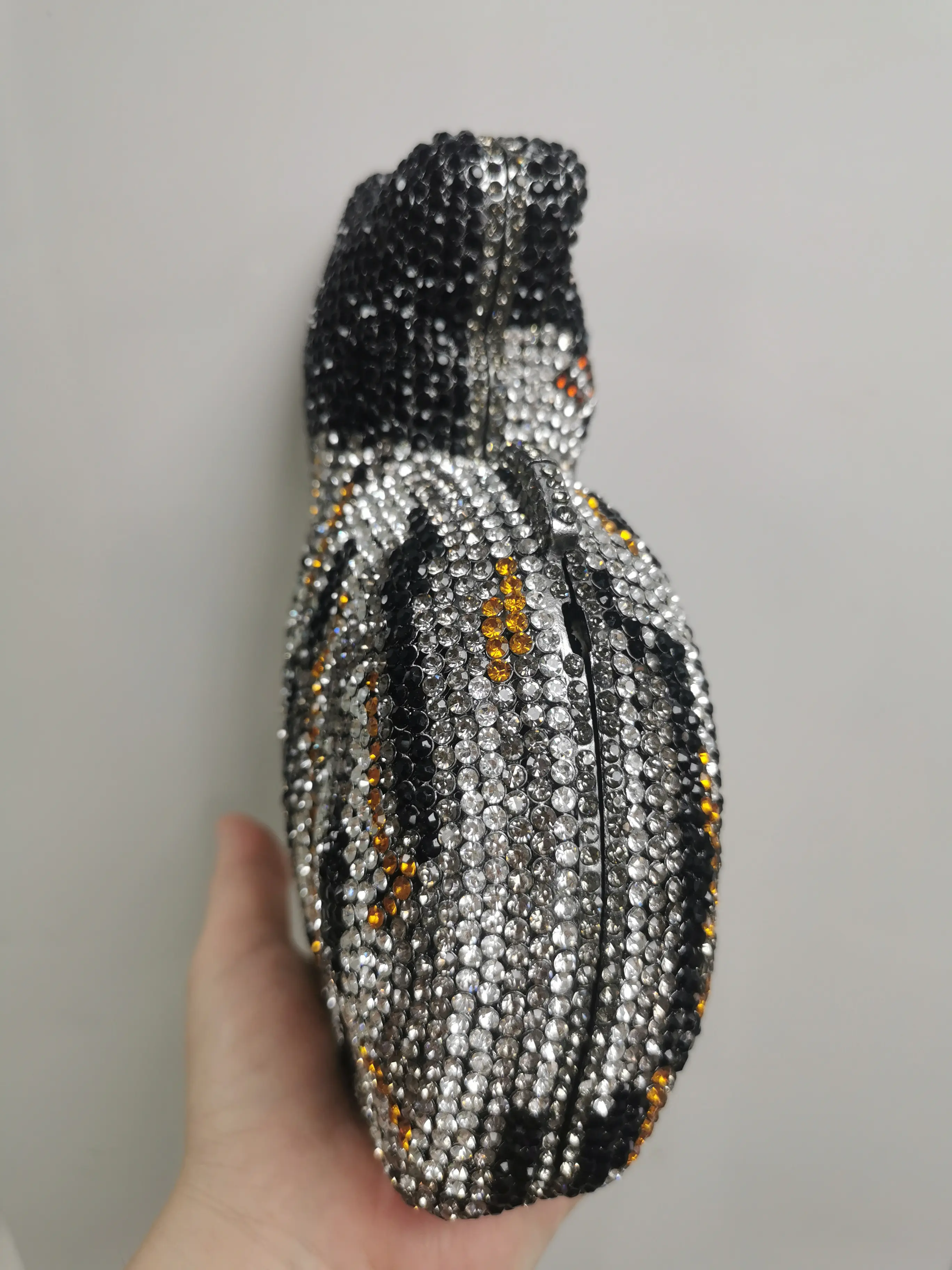 XIYUAN Cat Women Rhinestone Clutch Purse Stones Evening Wedding Cocktail Minaudiere Handbag and Purse Ladies Diamond Clutch Bags