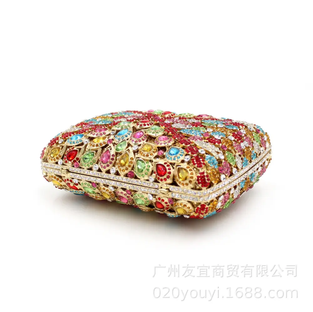 XIYUAN Multi Diamonds Evening Clutch Bag For Party Wedding 2024 Boutique Jewels Day Clutches Rhinestones Purses High Quality