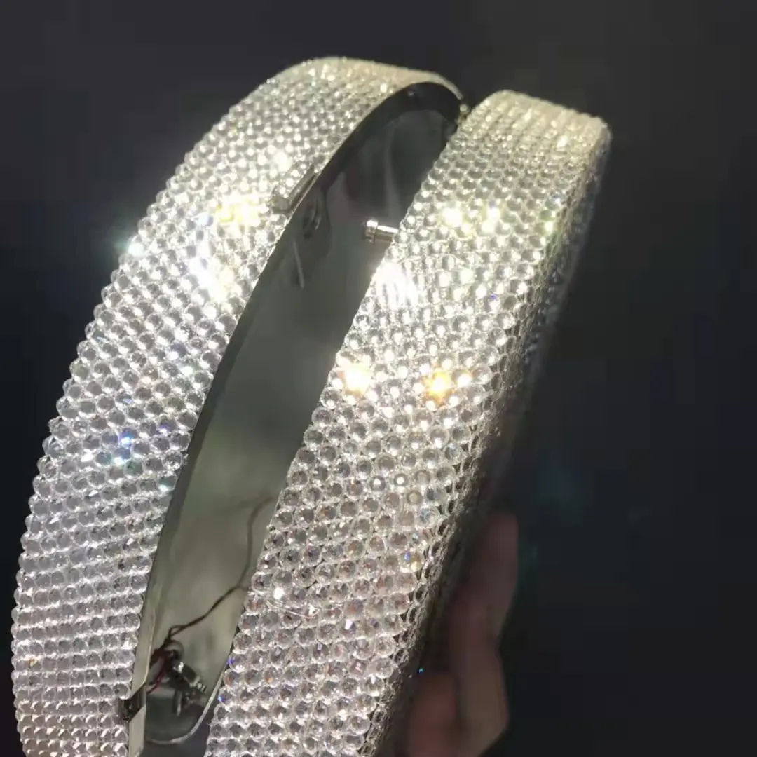 Can Customized Crystals Clutches Women Rhinestone Evening Bags Lady Minaudiere Clutch Handbag Bridal Wedding Party Gems Purse