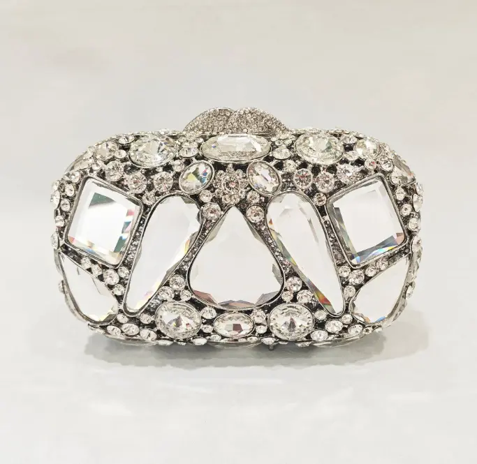 Women's Wedding Phone Crystal Purses Luxury Designer Diamond Evening Bag Party Rhinestone Clutch And Handbags Chain Shoulder Bag