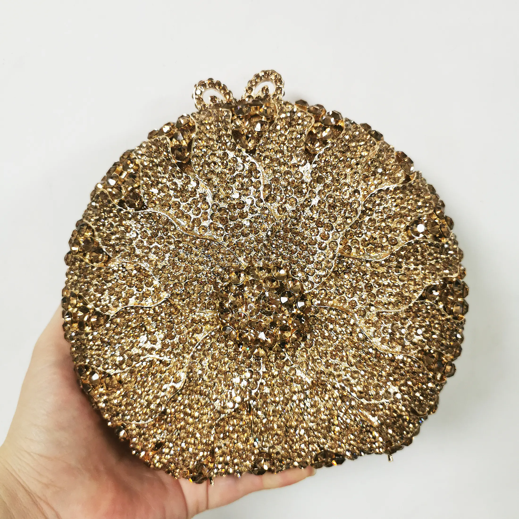 Green Emerald Diamond Women Crystal Evening Bags For Party Minaudiere Bag Wedding Clutch Bridal Bag Ladies Metal Crystal Clutch