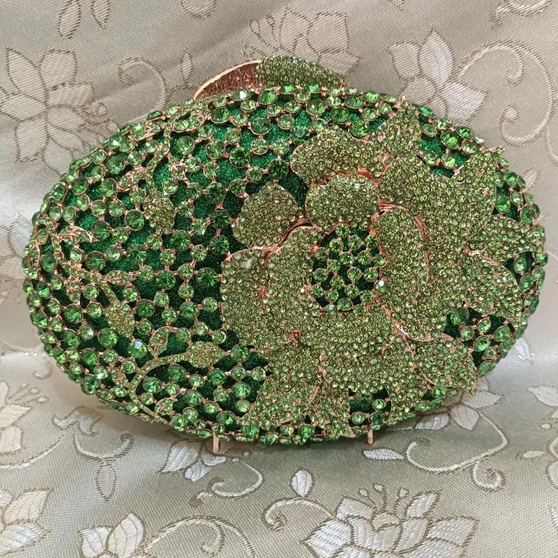 XIYUAN Women Rhinestone Small Clutches Bags Crystal Clutch Purse Diamond Handbags Stones Mini Evening Bag