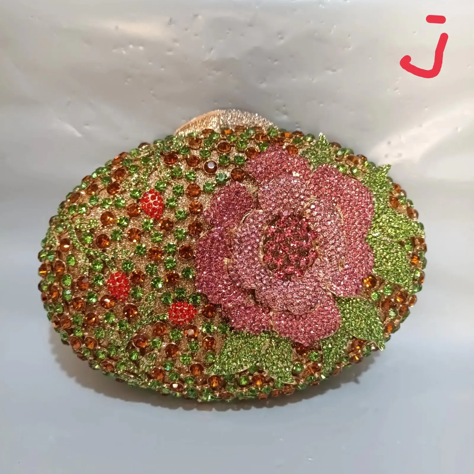 XIYUAN Women Rhinestone Small Clutches Bags Crystal Clutch Purse Diamond Handbags Stones Mini Evening Bag