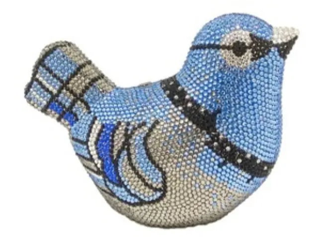 XIYUAN Lady Bird Multicolored Rhinestone Evening Clutch Luxury Animals Crystal Party Purses Diamond Cocktail Handbags Gift Bags