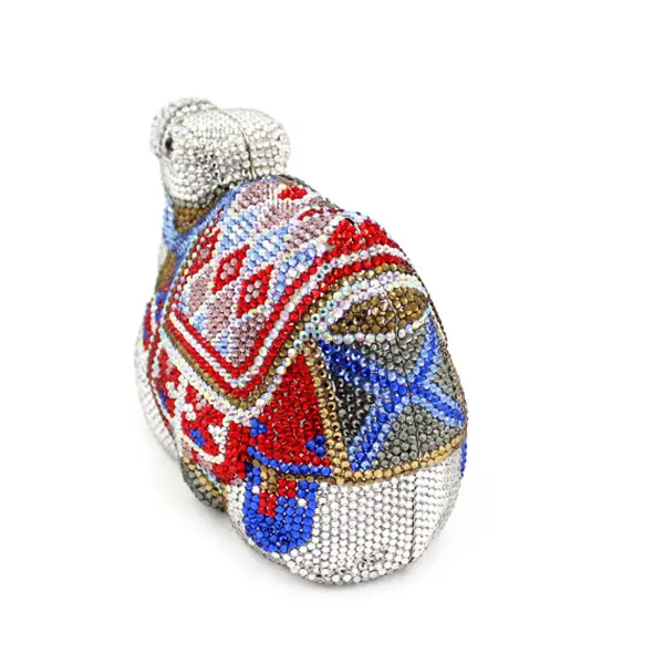 XIYUAN Women's camel shape Banquet Day Clutches Luxury Diamond silver Evening Bag Wedding Party Handbag Purse Shoulder Bag