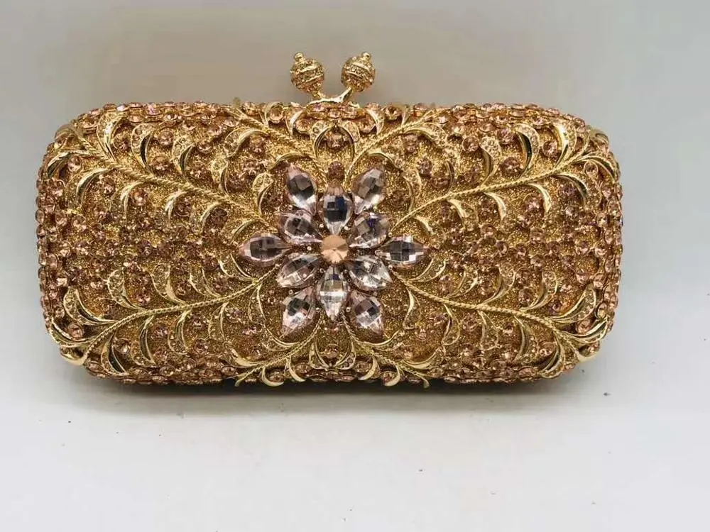 New Fashion Women Crystal Prom Clutch Purse Diamond Wedding Handbag Bridal Purse Clutches Wedding Bags Luxury Bag for Women gift