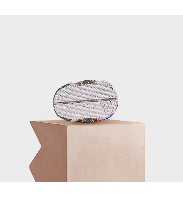 XIYUAN Glittering Crystals Luxury Evening Clutch Purse For Women New Party Wedding Handbags Diamond Metallic Day Clutches Bags