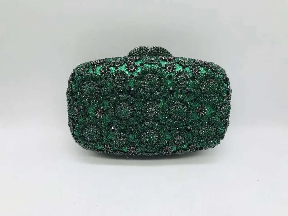 XIYUAN New Fashion Hollow Out Bridal Tote Bag Diamond Wedding Handbag Bridal Purse Rhinestone Bag Metallic Diamonds Bridal Party