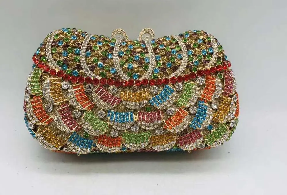 New Arrival Purses-and-handbags In Women's Totes Diamonds Rhinestones Women's Pouch Evening Bags Bridal Wedding Box Clutch Bags
