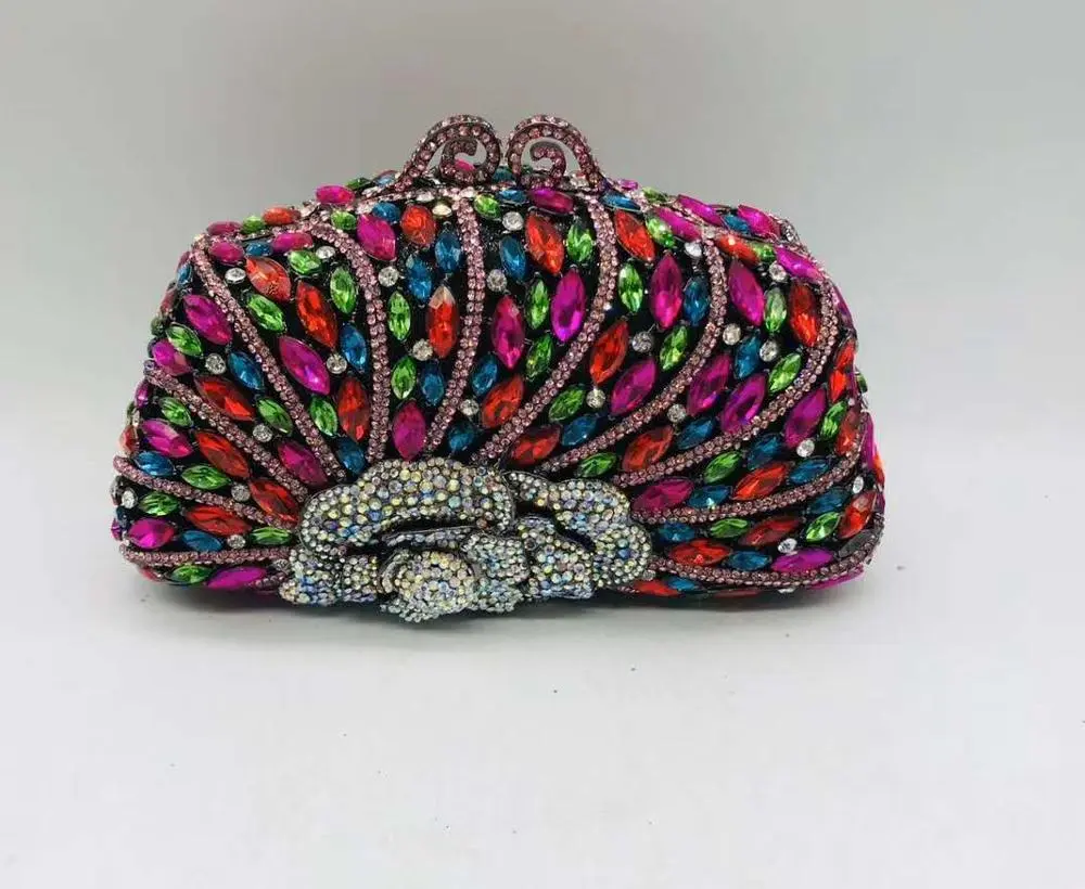 New Luxury Bag for Wedding&Party Luxury Handbags Women Bags Designer Rhinestone Wedding Party Clutch Evening Bags Clutch Purse