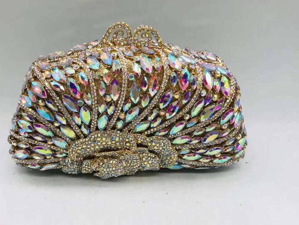 New Luxury Bag for Wedding&Party Luxury Handbags Women Bags Designer Rhinestone Wedding Party Clutch Evening Bags Clutch Purse