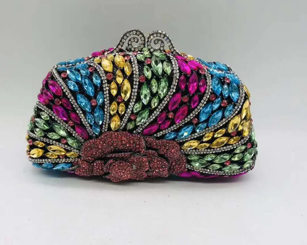 New Luxury Bag for Wedding&Party Luxury Handbags Women Bags Designer Rhinestone Wedding Party Clutch Evening Bags Clutch Purse