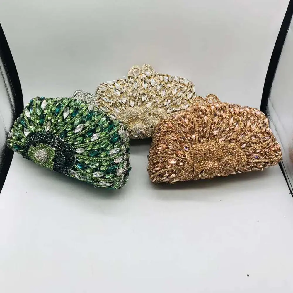 New Luxury Bag for Wedding&Party Luxury Handbags Women Bags Designer Rhinestone Wedding Party Clutch Evening Bags Clutch Purse