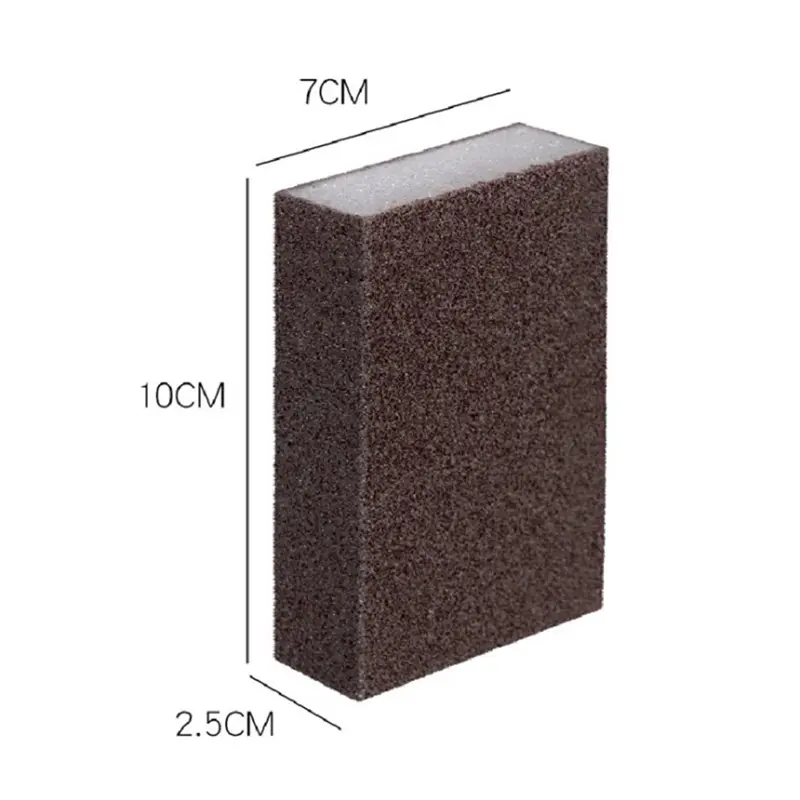 Rust Cleaning Removal Sponge Descaling Emery Cleaning Brush Silicon Carbide Descaling Cleaning Brush Stove Top Pot Kitchen Tools