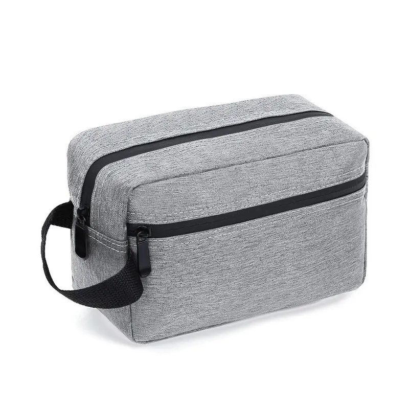Portable cosmetic bag, Oxford cloth waterproof storage bag, large-capacity hand-held portable toiletry bag, travel storage pouch