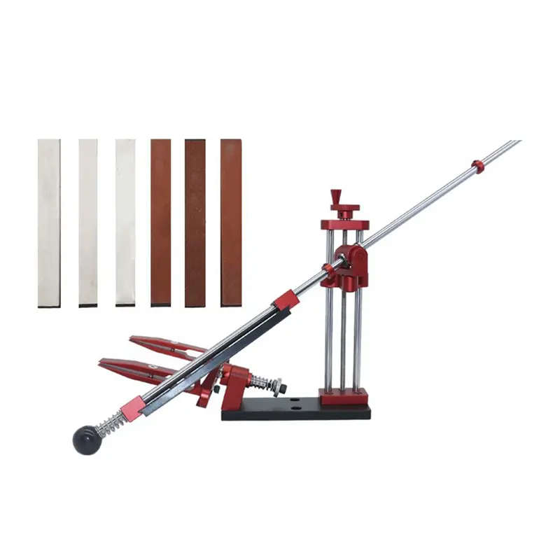 HGHO 360° Rotation Flip Fixed-Angle Knife Sharpening Kit -Professional Knife Sharpener With Whetstones-A Easy Install Easy To Us