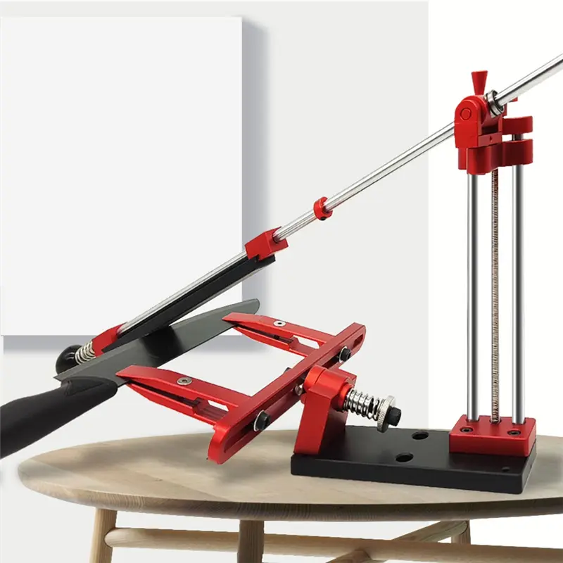 HGHO 360° Rotation Flip Fixed-Angle Knife Sharpening Kit -Professional Knife Sharpener With Whetstones-A Easy Install Easy To Us