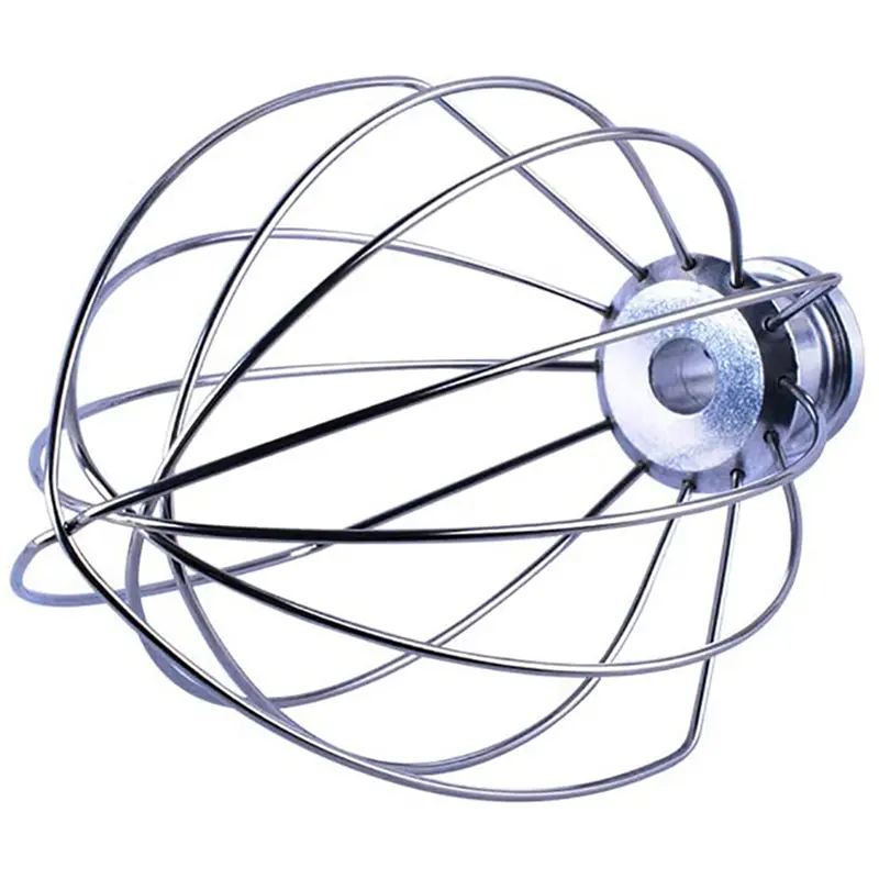 HGHO 10X Wire Whip Attachment For Tilt-Head Stand Mixer For Kitchenaid K5AWW 5 Quart KSM50, KSM5 Egg Cream Stirrer