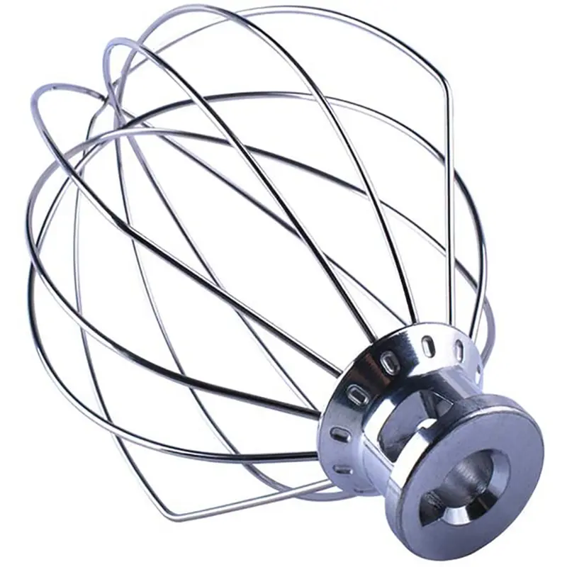 HGHO 10X Wire Whip Attachment For Tilt-Head Stand Mixer For Kitchenaid K5AWW 5 Quart KSM50, KSM5 Egg Cream Stirrer