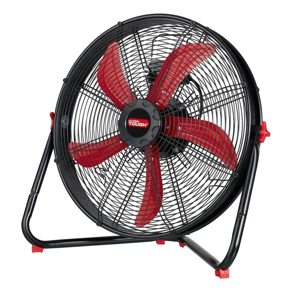 20 Inch High Velocity Sealed Motor Drum Fan Wall Mountable Adjustable Airflow 7000 CFM Industrial Portable Fan Indoor Use