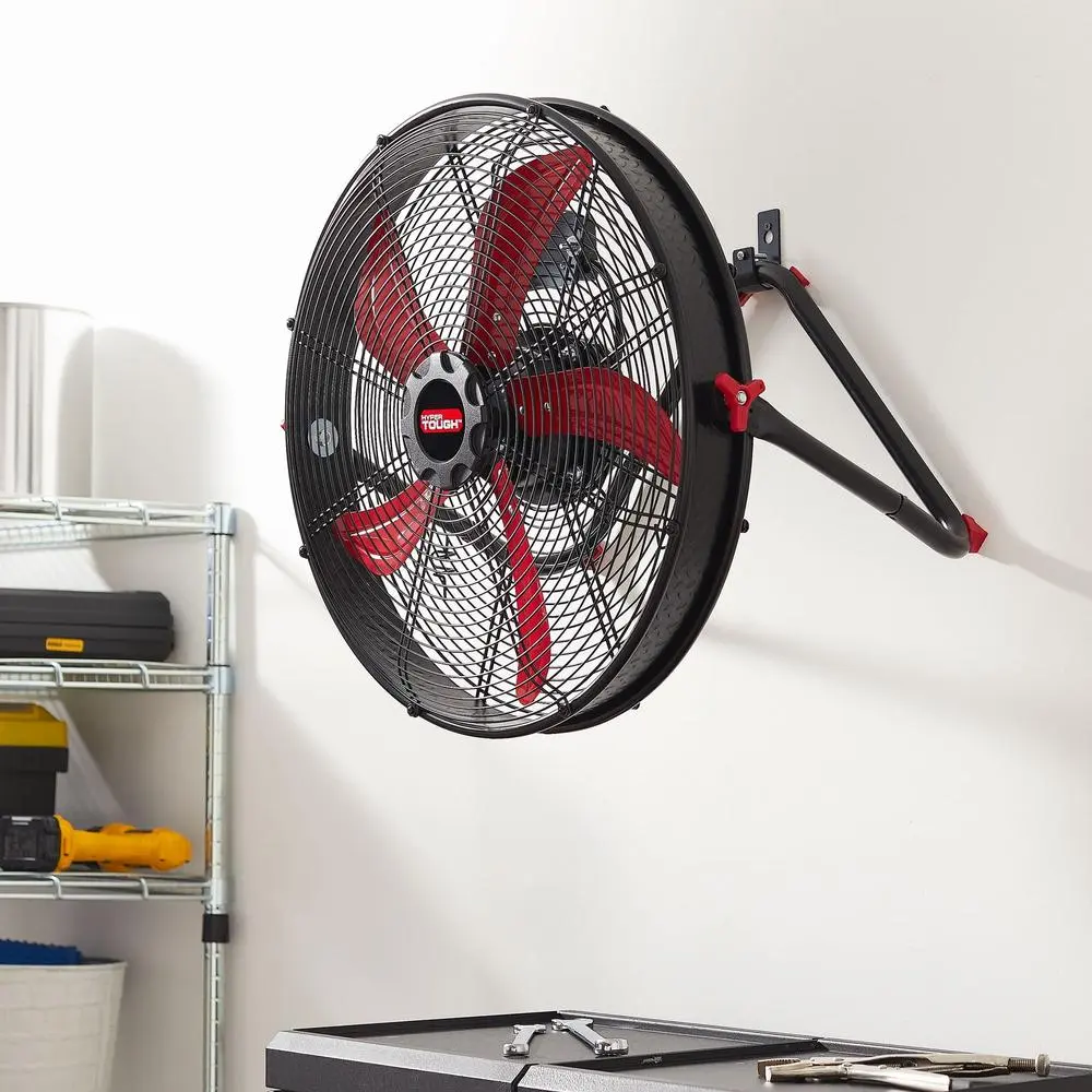 20 Inch High Velocity Sealed Motor Drum Fan Wall Mountable Adjustable Airflow 7000 CFM Industrial Portable Fan Indoor Use