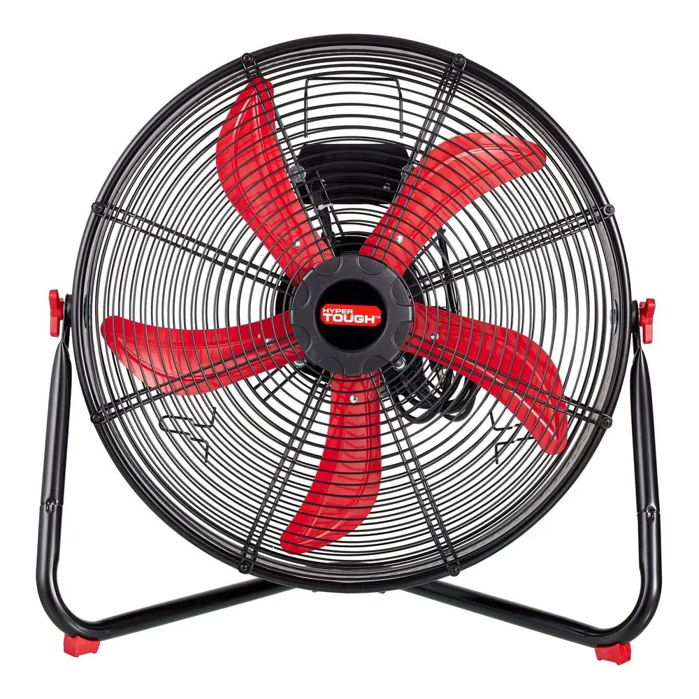 20 Inch High Velocity Sealed Motor Drum Fan Wall Mountable Adjustable Airflow 7000 CFM Industrial Portable Fan Indoor Use