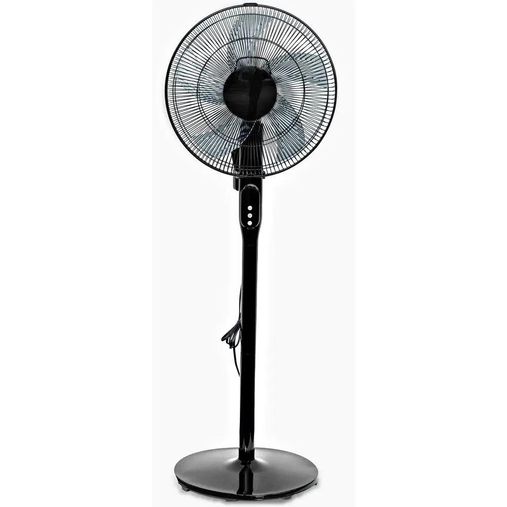 12-Speed Adjustable Height Quiet Pedestal Fan with Digital Display Remote Control 16 Inch Oscillating Indoor Timer Energy