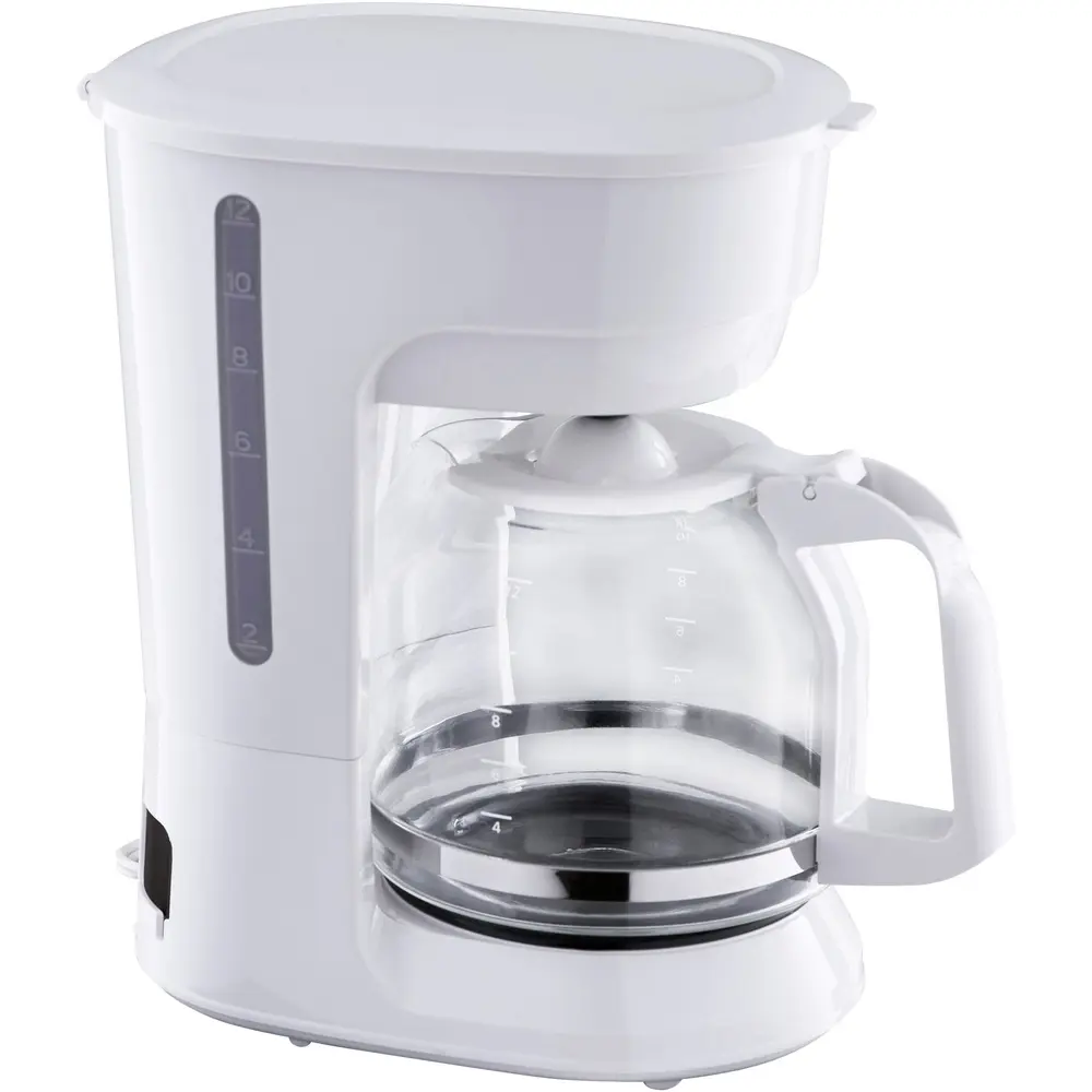 12-Cup Drip Coffee Maker Automatic Shut-Off Temperature Control Easy Clean Dishwasher-Safe Carafe Indicator Light Large Capacity
