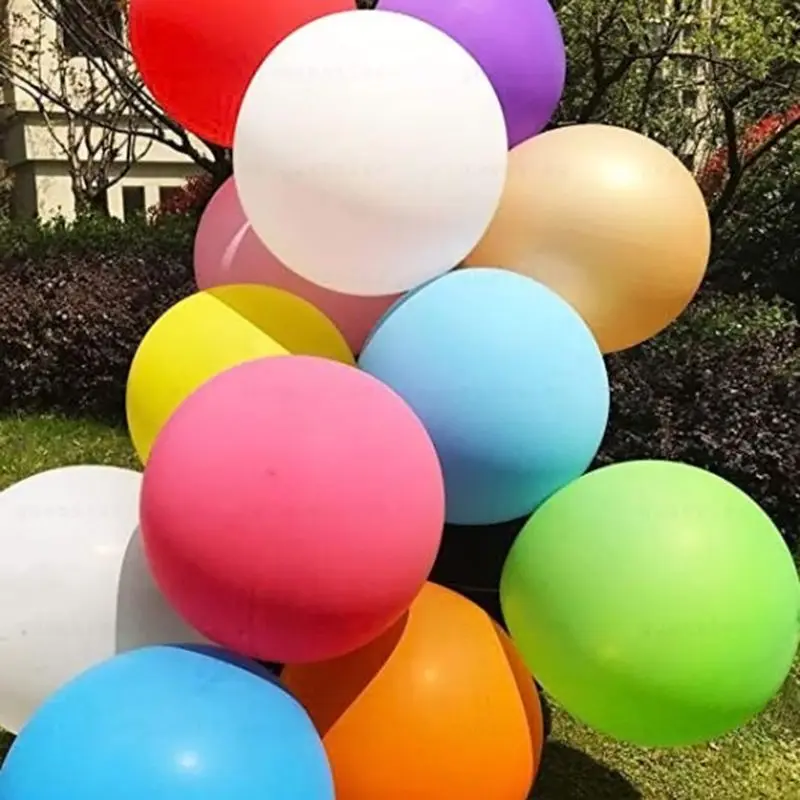 10pcs 36 Inch Giant Balloon Round Inflable Latex Jumbo Thick Balloons Wedding Party Decoration