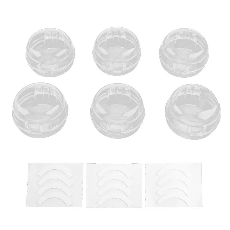M76C 6 Pcs Gas Stove Knob Covers Baby Safety Oven Lock Lid Infant Child Protector Home Kitchen Switch for Protection