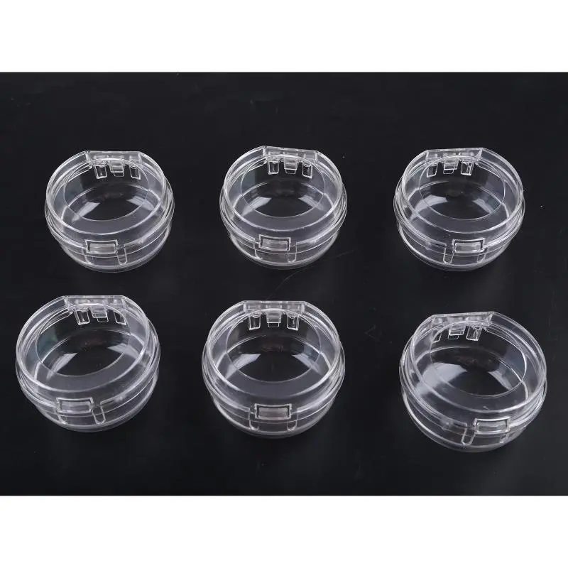 M76C 6 Pcs Gas Stove Knob Covers Baby Safety Oven Lock Lid Infant Child Protector Home Kitchen Switch for Protection