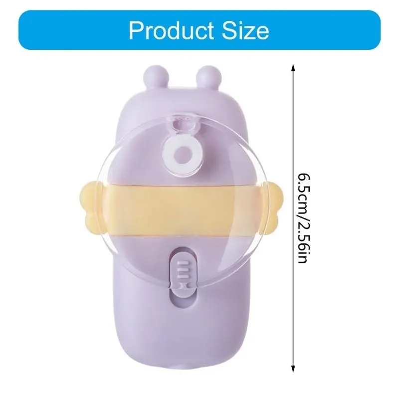 M76C Child Friendly Light Up Ear Cleaning Spoon Soft and Safe Illuminated Earwax Pick