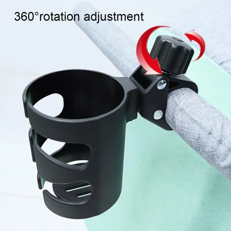 M76C Baby Stroller Cup Holder Universal 360 Rotatable Drink Bottle Rack for Pram Pushchair Wheelchair