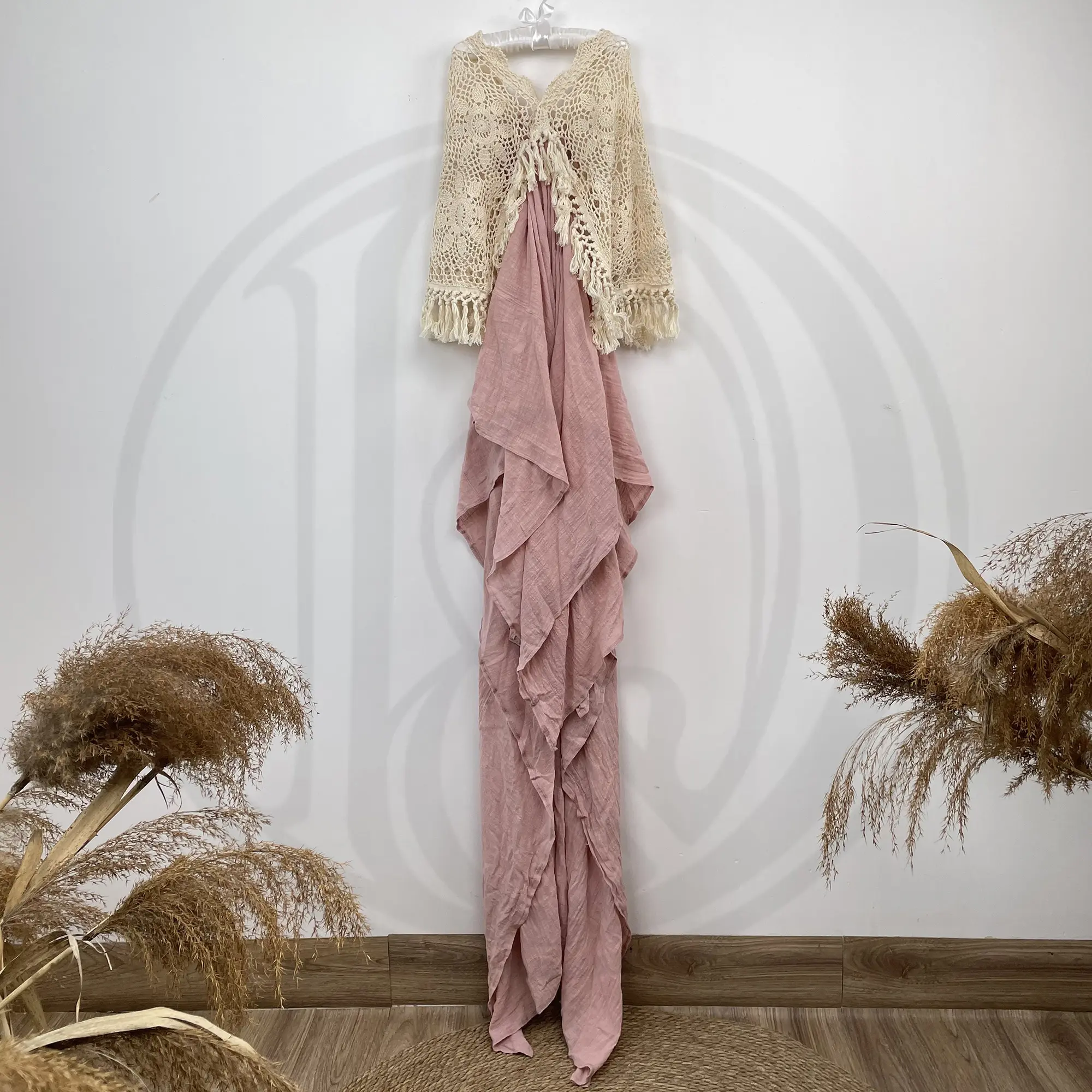 Don&Judy Boho Cotton Dress for Litter Girl Photo Shooting Kid Evening Party Dresses Children Costume Photography Accessories New