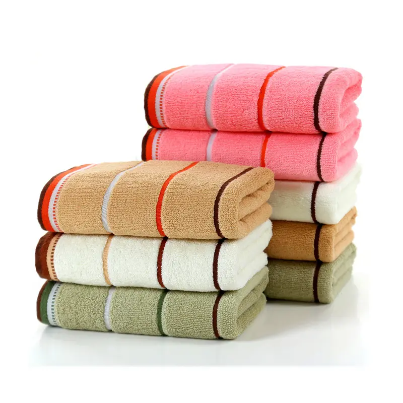 High Quality 100% Cotton Face Hand Towels for Adults Home Life Plaid Hand Towel Face Care Bathroom Sport Cotton Towel 34x74cm