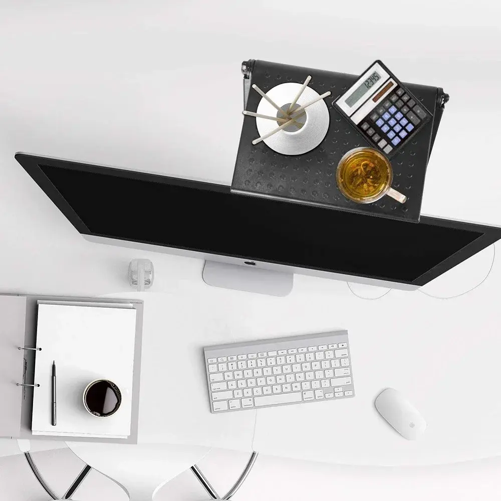 Adjustable TV Screen Top Shelf Computer Monitor Desktop Screen Top Storage Rack TV Media Box, Router Shelf Rack Home Organizer