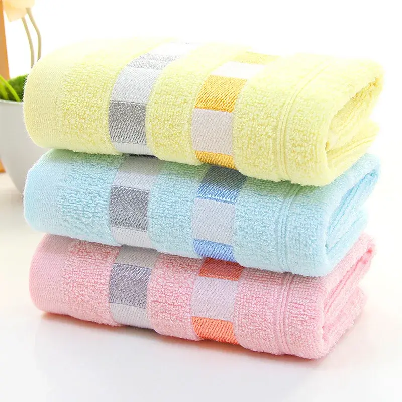 3Pcs Cotton Hand Hair Towel Sports Towels Face Towel Daily Use Bath Towel Hand Hair Beach Wash Cloth Adult Bathroom Towel