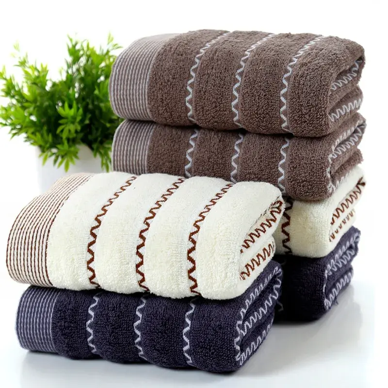 3Pcs Cotton Hand Hair Towel Sports Towels Face Towel Daily Use Bath Towel Hand Hair Beach Wash Cloth Adult Bathroom Towel