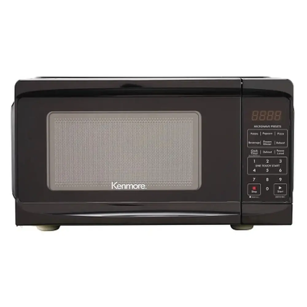 0.7 cu-ft Microwave Oven with 6 Pre-set Menus 10 Power Levels Child Safety Lock Digital LED Display Kitchen Timer