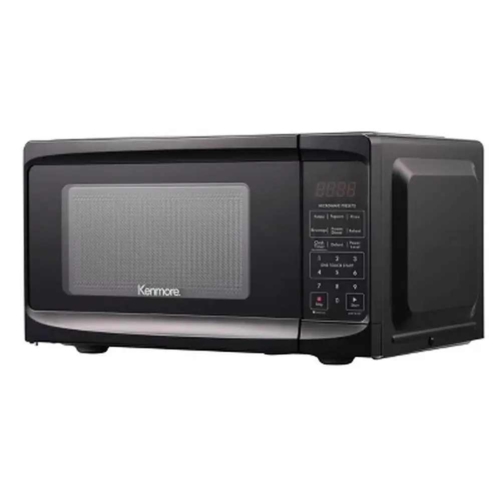 0.7 cu-ft Microwave Oven with 6 Pre-set Menus 10 Power Levels Child Safety Lock Digital LED Display Kitchen Timer