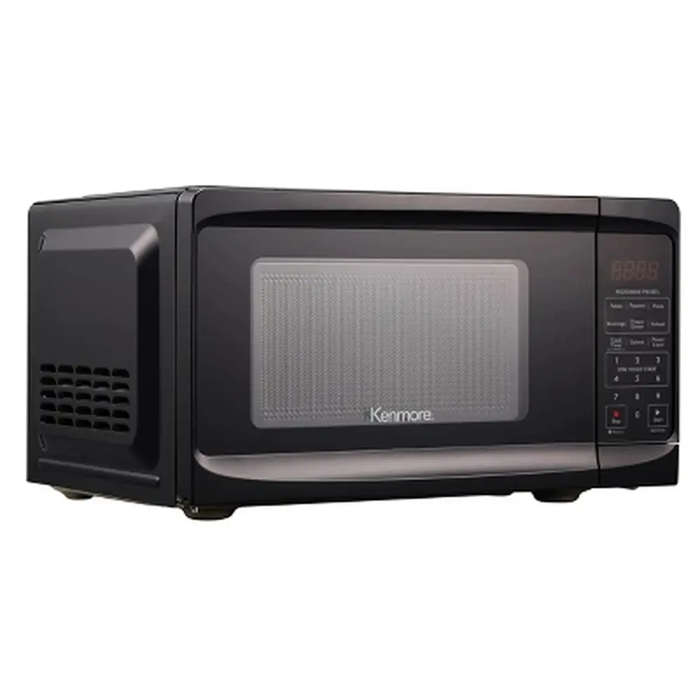 0.7 cu-ft Microwave Oven with 6 Pre-set Menus 10 Power Levels Child Safety Lock Digital LED Display Kitchen Timer
