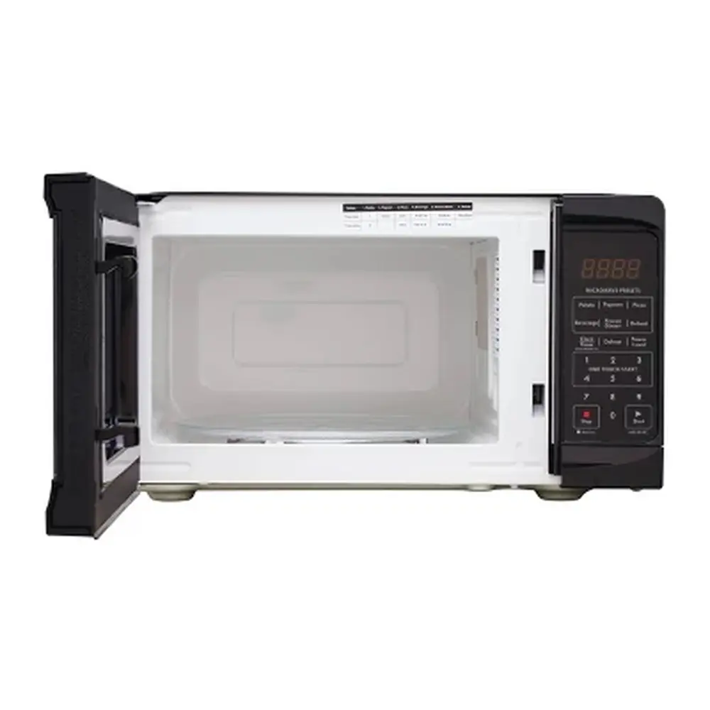 0.7 cu-ft Microwave Oven with 6 Pre-set Menus 10 Power Levels Child Safety Lock Digital LED Display Kitchen Timer