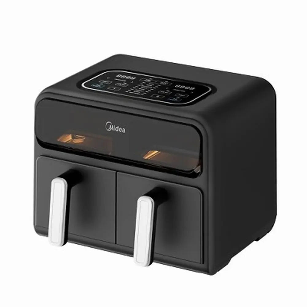 8.4QT Dual Basket Air Fryer Digital Control Nonstick Cool Touch 1650W Sync Finish 9-in-1 Cooking Functions Easy Clean-Up
