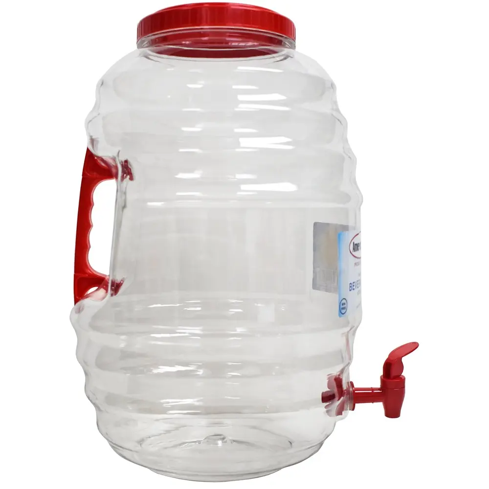 2 Pack 5 Gallon Beverage Dispenser with Removable Spout Leak Proof Lightweight Durable Handle Ideal Outdoor Events Parties