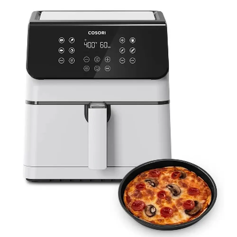 Smart Air Fryer 5.8qt 1700W with App Control 12 Cooking Functions Recipe Book Faster Cooking Healthy Frying Easy Clean