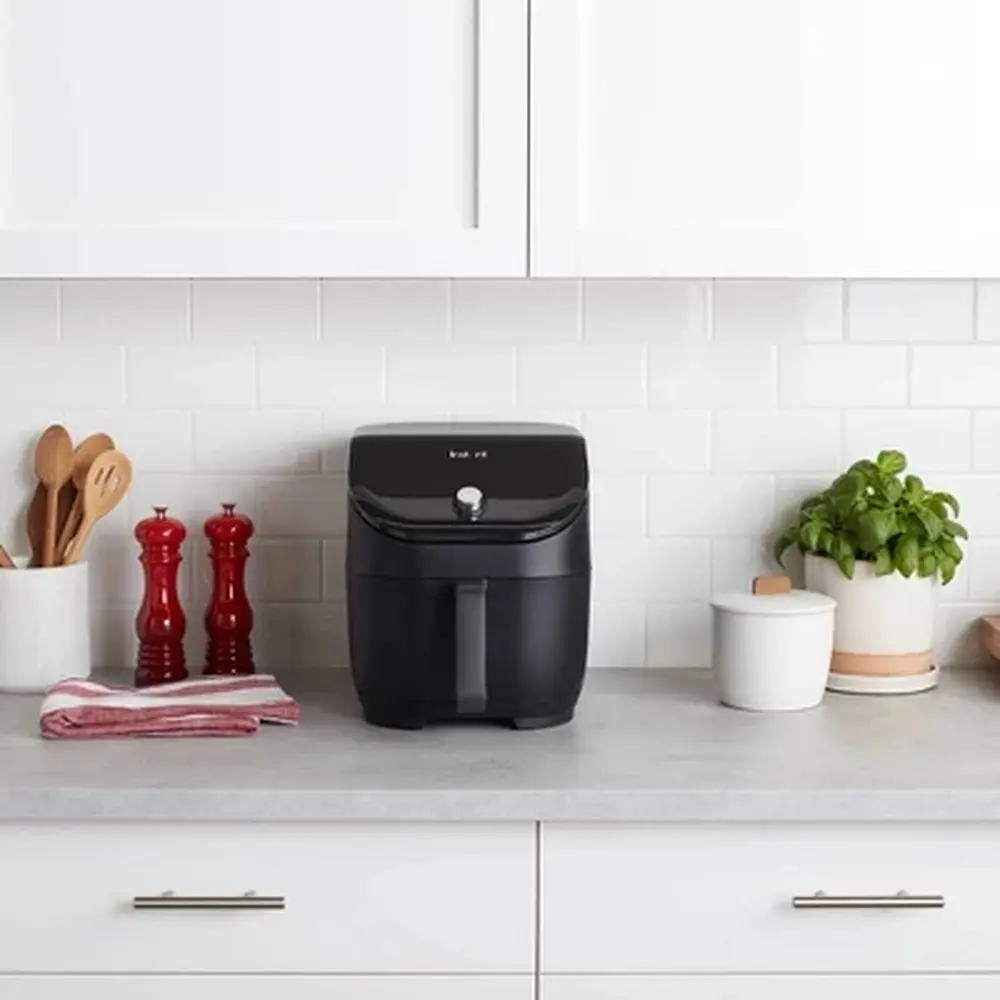 Vortex 6qt 5-in-1 Air Fryer Slim Design EvenCrisp Technology Dishwasher-Safe 1700W Quiet Operation Family Cooking