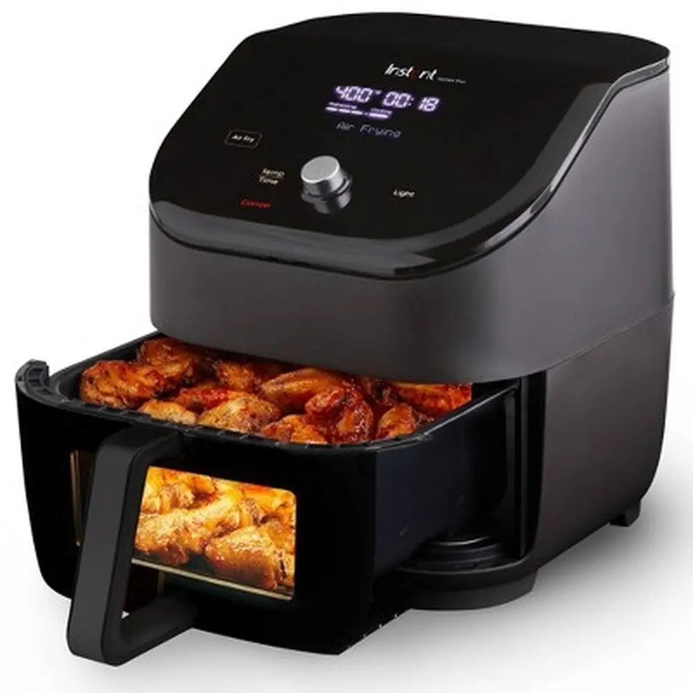 Vortex Plus 6qt Air Fryer EvenCrisp Technology 1800W Family-Sized 6 Cooking Functions Touchscreen Dishwasher Safe Quick Cleanup