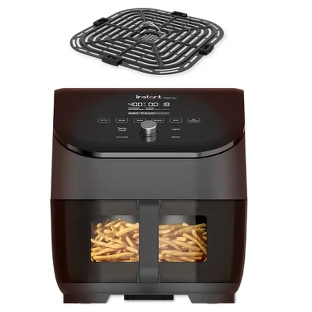 Vortex Plus 6qt Air Fryer EvenCrisp Technology 1800W Family-Sized 6 Cooking Functions Touchscreen Dishwasher Safe Quick Cleanup